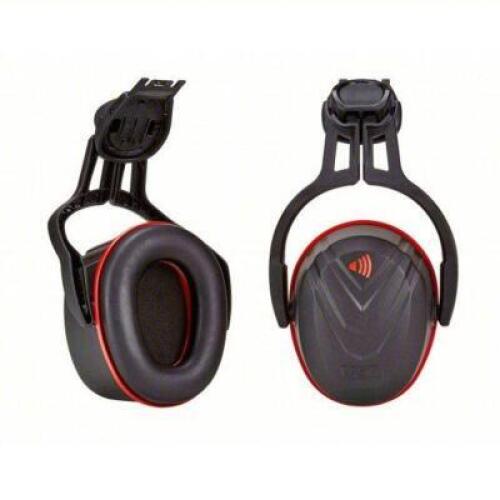 DESCRIPTION: (1) PAIR OF HELMET MOUNTED EARMUFF, HARD HAT EARMUFFS BRAND/MODEL: V-GARD #793Z01 INFORMATION: BLACK WITH RED RETAIL$: $69.70 EA SIZE: 31