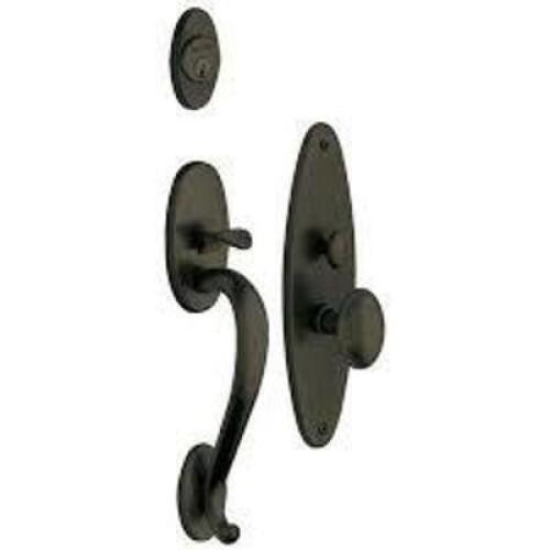 DESCRIPTION: (1) SINGLE CYLINDER MORTISE HANDLESET ENTRY TRIM BRAND/MODEL: BALDWIN #6560.190.ENTR INFORMATION: SATIN BLACK RETAIL$: $459.45 EA QTY: 1