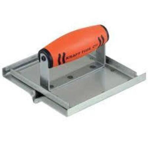 DESCRIPTION: (2) CONCRETE SHAPER, GROOVER WITH PF HANDLE BRAND/MODEL: KRAFT #CF1418PF INFORMATION: STAINLESS STEEL RETAIL$: $37.10 EA SIZE: 6" X 6" X1