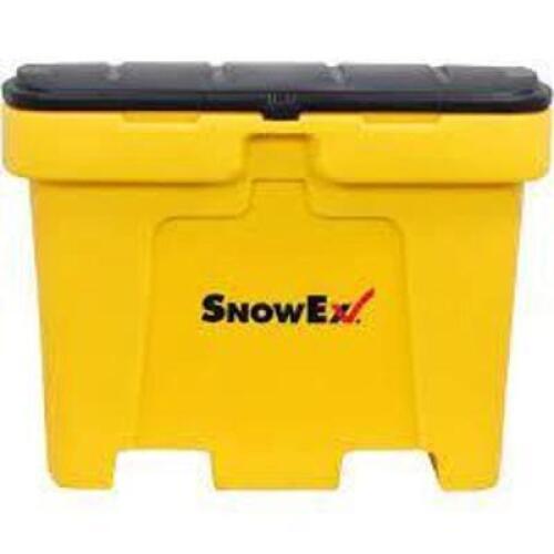 DESCRIPTION: (1) SALT STORAGE BOX BRAND/MODEL: SNOWEX #15605629 INFORMATION: YELLOW RETAIL$: $900.00 EA SIZE: 240 LB CAP 33X22 QTY: 1
