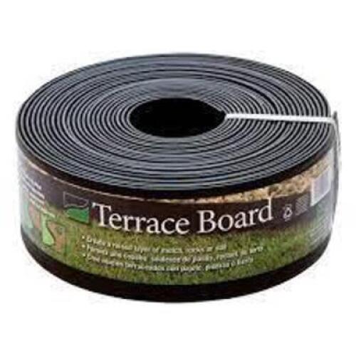 DESCRIPTION: (2) ROLLS OF TERRACE BOARD EDIGING BRAND/MODEL: MASTER MARK #0117 INFORMATION: BLACK RETAIL$: $24.99 EA SIZE: 4X40 QTY: 2