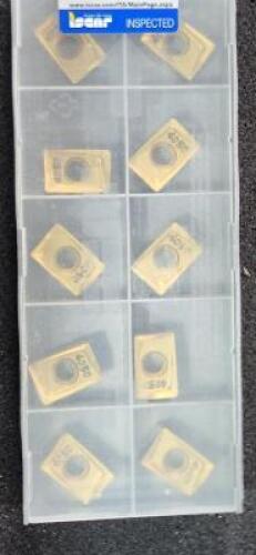 DESCRIPTION: (10) H490 ANKX CARBIDE MILLING INSERTS BRAND/MODEL: ISCAR H490 ANKX 170608 PNTR RETAIL$: $35.80 PER INSERT QTY: 10