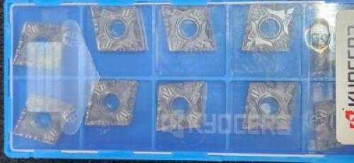 DESCRIPTION: (30) CNMG431XF CERMET TURNING INSERTS BRAND/MODEL: KYOCERA CNMG120404 PV7010 RETAIL$: $22.38 PER INSERT QTY: 30