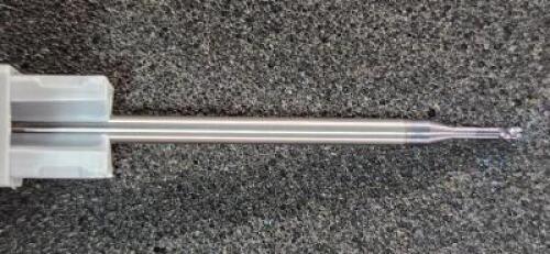 DESCRIPTION: (4) SOLID CARBIDE SQ END MILL BRAND/MODEL: HARVEY TOOL 861662-C3 RETAIL$: $38.60 EA SIZE: 1/16" 3/32" LOC 1/8" SD QTY: 4