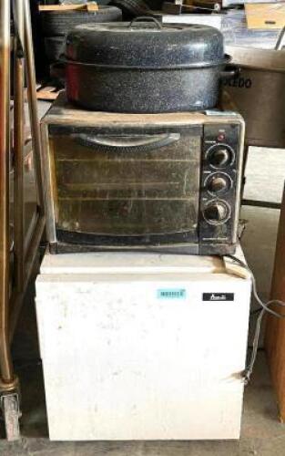 MINI FRIDGE AND TOASTER OVEN SET