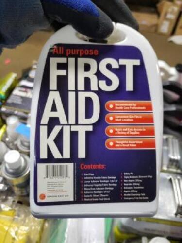 DESCRIPTION: (6) FIRST AID KIT RETAIL$: $12.28 EA QTY: 6