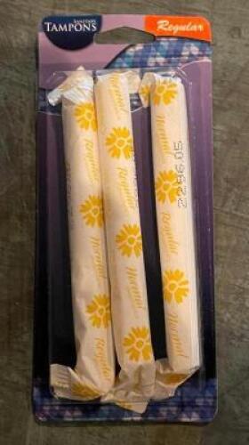 (9) - BOXES OF SANITARY TAMPONS