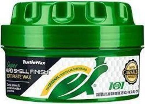 DESCRIPTION: (4) SUPER HARD SHELL PASTE WAX BRAND/MODEL: TURTLE WAX RETAIL$: $6.99 EA SIZE: 14 Oz QTY: 4