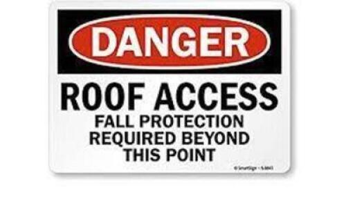 DESCRIPTION: (3) DANGER SIGNS BRAND/MODEL: SMART SIGN RETAIL$: $12.25 EA QTY: 3