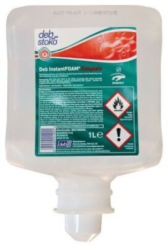 DESCRIPTION: (6) BROAD SPECTRUM INSTANT HAND SANITIZER BRAND/MODEL: DEB STOKO INSTANT FOAM RETAIL$: $102.99 TOTAL SIZE: 400 ML QTY: 6
