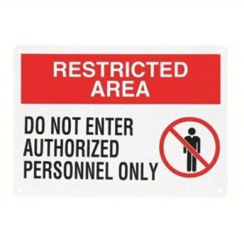 DESCRIPTION: (10) SECURITY SIGN BRAND/MODEL: 15J035 RETAIL$: $1.85 EA QTY: 10
