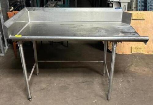 60" X 30" LEFT SIDE STAINLESS CLEAN TABLE