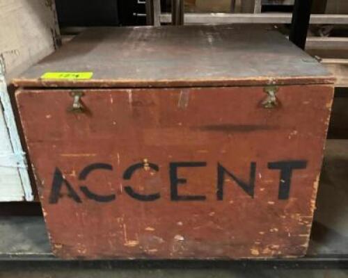 WOODEN TRANSPORT CART / CATERING TRANSPORT CART