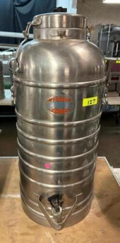 AERVOID 784 8 GALLON STAINLESS THERMAL FOOD CARRIER.