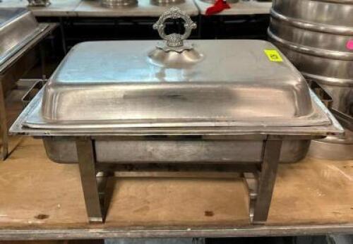 FULL SIZE STAINLESS CHAFER DISH.