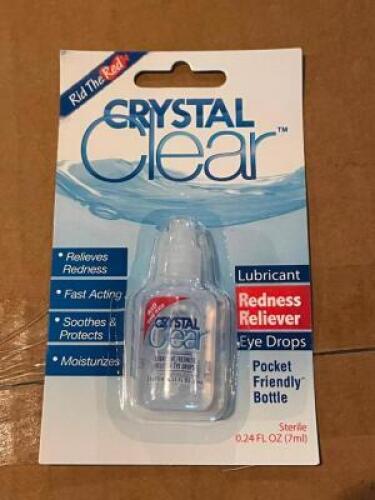 (6) - 48 COUNT BOXES OF CRYSTAL CLEAR EYE SOLUTION