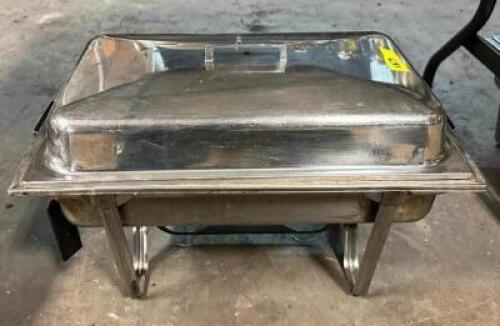 FULL SIZE STAINLESS CHAFER DISH.