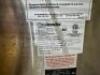 GLASS TENDER 84" THREE GLASS DOOR BACK BAR COOLER. - 4