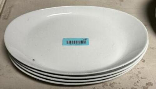 (4) 13.5" CHINA PLATES
