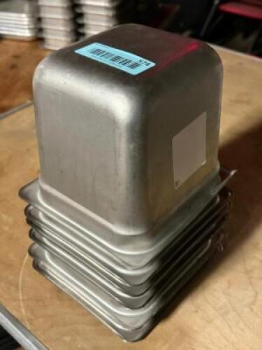 (12) 1/9TH SIZE STAINLESS INSERTS