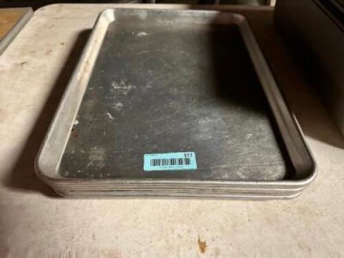 (6) HALF SIZE SHEET PANS