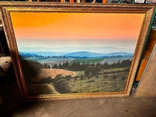 60" X 48" FRAMED PAINTING