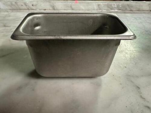 (12) 1/9TH SIZE STAINLESS INSERTS