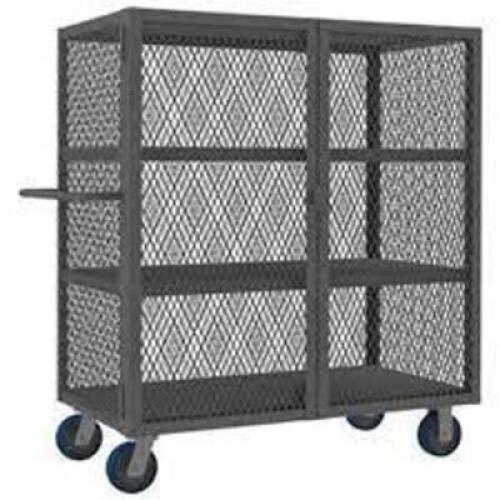 DESCRIPTION: (1) WELDED MESH SECURITY CART BRAND/MODEL: DURHAM MFG/HTL-2448-DD-3-6PU-95 INFORMATION: DAMAGES, MUST COME INTO INSPECT RETAIL$: 729.64 S