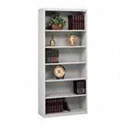 DESCRIPTION: (1) METAL BOOKCASE BRAND/MODEL: SANDUSKY #3CTH9 INFORMATION: GRAY RETAIL$: $825.85 EA SIZE: 5 SHELVES QTY: 1