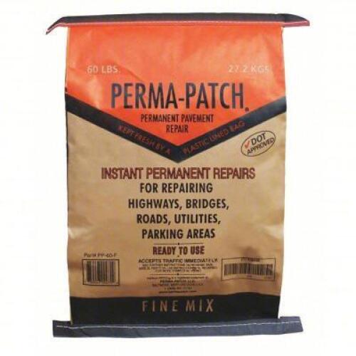 DESCRIPTION: (9) BAGS OF PERMANENT PAVEMENT REPAIR BRAND/MODEL: PERMA-PATCH #55EK38 RETAIL$: $28.52 PER BAG SIZE: 60 LB BAGS QTY: 9
