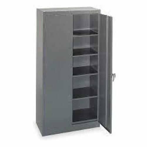 DESCRIPTION: (1) STORAGE CABINET, LOCKING WITH KEYS BRAND/MODEL: TENNSCO INFORMATION: GRAY RETAIL$: $649.03 EA SIZE: 48" X 78" X 18" QTY: 1