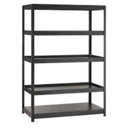 DESCRIPTION: (1) INDUSTRIAL SHELVING, ADJUSTABLE SHELVES, 5 TIER BRAND/MODEL: MUSCLE RACK INFORMATION: BLACK RETAIL$: $164.99 EA SIZE: MUST COME INSPE