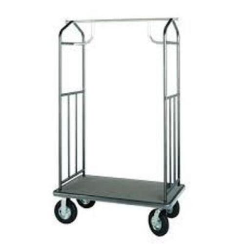DESCRIPTION: (1) BELLMAN'S CART, JUST UPPER HALF, NO PLATFORM BRAND/MODEL: REGISTRY INFORMATION: GRAY RETAIL$: $569.09 EA QTY: 1