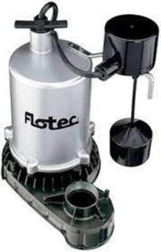 DESCRIPTION: (1) SUBMERSIBLE SUMP PUMP BRAND/MODEL: FLOTEC #FPZT7350 INFORMATION: ZINC RETAIL$: $217.21 EA SIZE: 1/2 HP QTY: 1