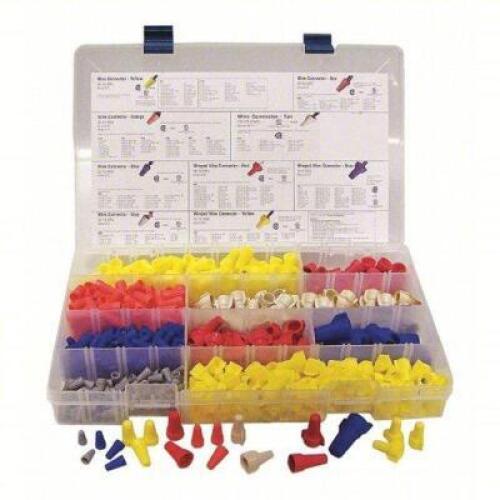 DESCRIPTION: (1) TWIST ON CONNECTOR KIT BRAND/MODEL: IDEAL #35EG97 INFORMATION: MULTI COLORS RETAIL$: $82.57 EA SIZE: 620 PIECES QTY: 1