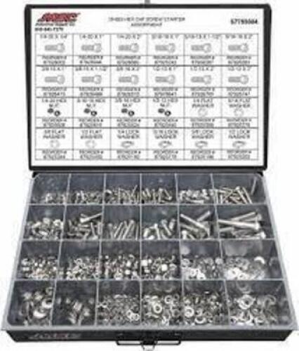 DESCRIPTION: (1) HEX CAP SCREW KIT BRAND/MODEL: MSC #67759084 INFORMATION: STAINLESS STEEL RETAIL$: $815.93 TOTAL SIZE: 1350 PIECES QTY: 1