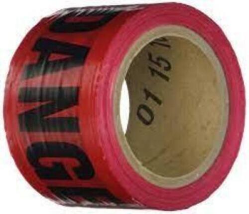 DESCRIPTION: (8) ROLLS OF BARRIER TAPE BRAND/MODEL: IRWIN #66202 INFORMATION: RED, "DANGER DO NOT ENTER" RETAIL$: $8.03 PER ROLL SIZE: 3" X 300' QTY: