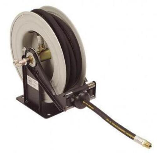 DESCRIPTION: (1) COMPACT HOSE REEL BRAND/MODEL: LIQUIDYNAMICS #43003 RETAIL$: $564.47 EA SIZE: 8' HOSE LENGTH QTY: 1