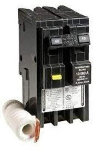 DESCRIPTION: (1) CIRCUIT BREAKER AND GROUND-FAULT INTERRUPTER BRAND/MODEL: HOMELINE #HOM240GFI RETAIL$: $172.59 EA SIZE: 40 AMP, 120/240 V, 60 HZ, QTY