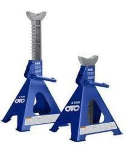DESCRIPTION: (1) SET OF (2) JACK STANDS BRAND/MODEL: OTC #56MD18 INFORMATION: BLUE RETAIL$: $123.96 TOTAL SIZE: 6 TON LIFTING CAPACITY QTY: 1