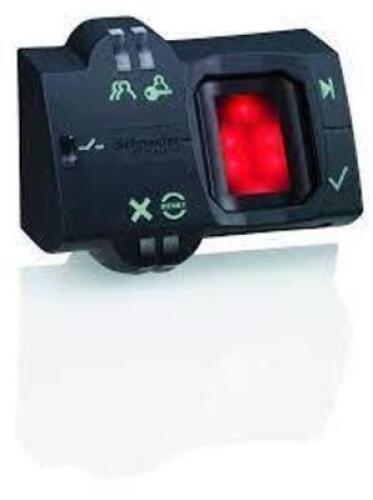 DESCRIPTION: (1) BIOMETRIC SWITCHED, FINGERPRINT READER BRAND/MODEL: SCHNEIDER #XB5S1B2L2 RETAIL$: $758.52 EA SIZE: 23� TO 122�F, 22 MM MOUNTING HOLE