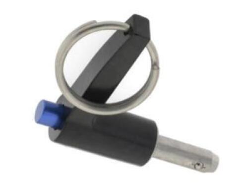 DESCRIPTION: (16) QUICK-RELEASE PIN, L-HANDLE BRAND/MODEL: GIBRALTAR #41031535 INFORMATION: BLACK RETAIL$: $27.89 EA SIZE: 1/4" X 1/2" QTY: 16