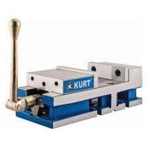 DESCRIPTION: (1) VERSATILE LOCK VISE BRAND/MODEL: KURT #3600V INFORMATION: BLUE AND SILVER RETAIL$: $1185.57 EA SIZE: 6" QTY: 1