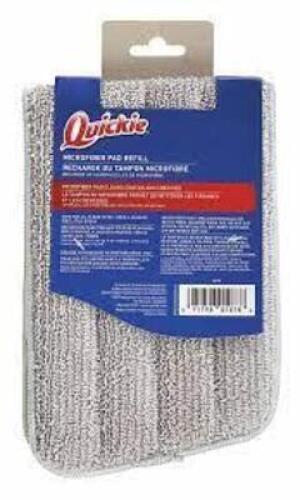 DESCRIPTION: (8) MOP PAD BRAND/MODEL: QUICKIE #54ZU83 INFORMATION: GRAY RETAIL$: $12.18 EA QTY: 8