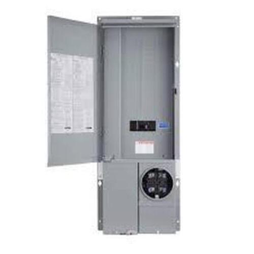 DESCRIPTION: (1) OUTDOOR SOLAR READY SEMI FLUSH MOUNT ENCLOSURE BRAND/MODEL: SQUARE D RETAIL$: $316.00 EA SIZE: 200 AMP, 30 SPACES QTY: 1
