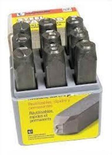 DESCRIPTION: (2) STEEL STAMPS, NUMBER SET BRAND/MODEL: CH HANSON #26641 INFORMATION: STEEL RETAIL$: $82.33 EA SIZE: 1/4" QTY: 2