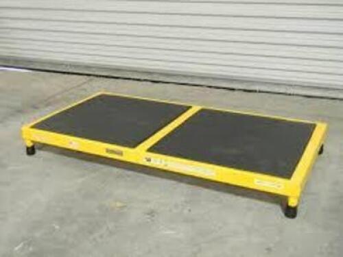DESCRIPTION: (1) WORK PLATFORM BRAND/MODEL: COTTERMAN INFORMATION: YELLOW RETAIL$: $291.27 EA SIZE: 5-8" QTY: 1