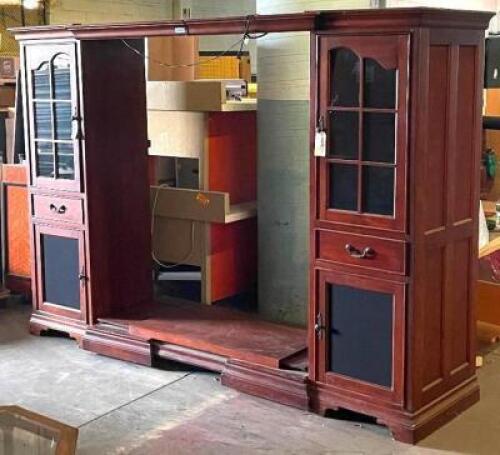 113 INCH MULTI PIECE ENTERTAINMENT CENTER