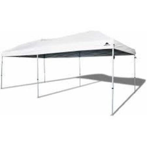 DESCRIPTION: (1) CANOPY BRAND/MODEL: OZARK TRAIL #WF-2010 INFORMATION: WHITE RETAIL$: $160.00 EA SIZE: 20X10 QTY: 1