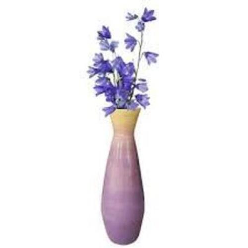 DESCRIPTION: (1) TALL BAMBOO FLOOR VASE BRAND/MODEL: UNIQEWISE #QI003242.L.PUR INFORMATION: PURPLE RETAIL$: $142.54 EA SIZE: 31.5 IN QTY: 1